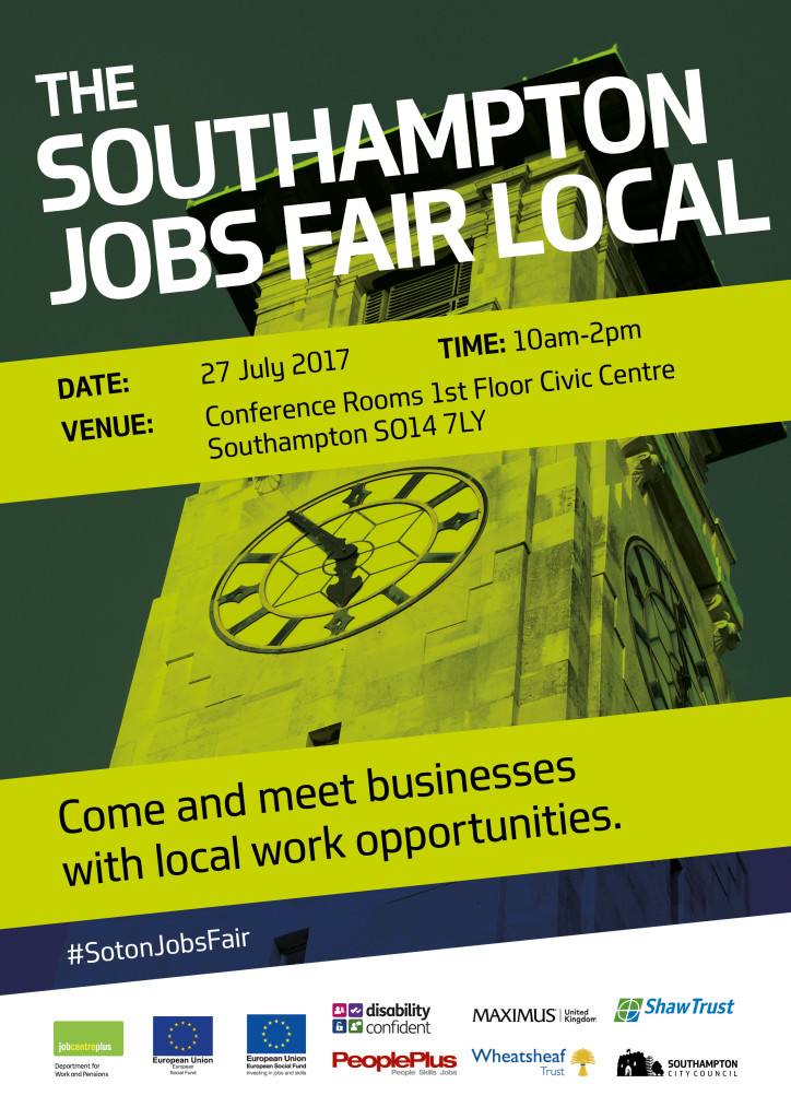 Southampton Jobs Fair Poster